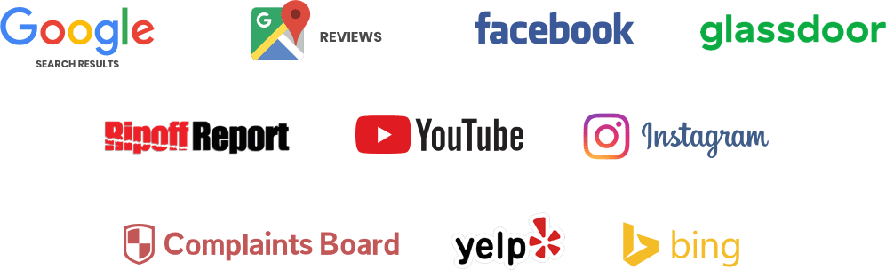 Places we remove content from
