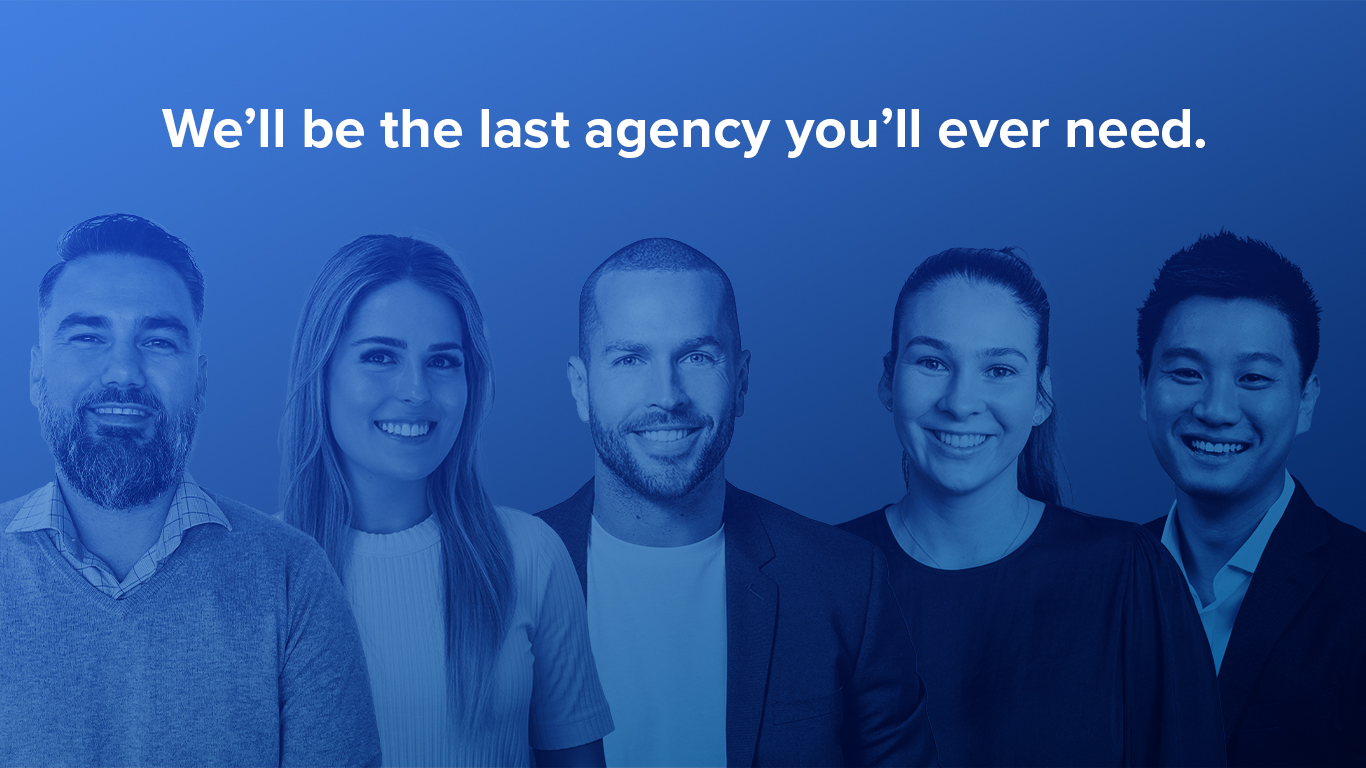 First Page - the last agency you'll never need.