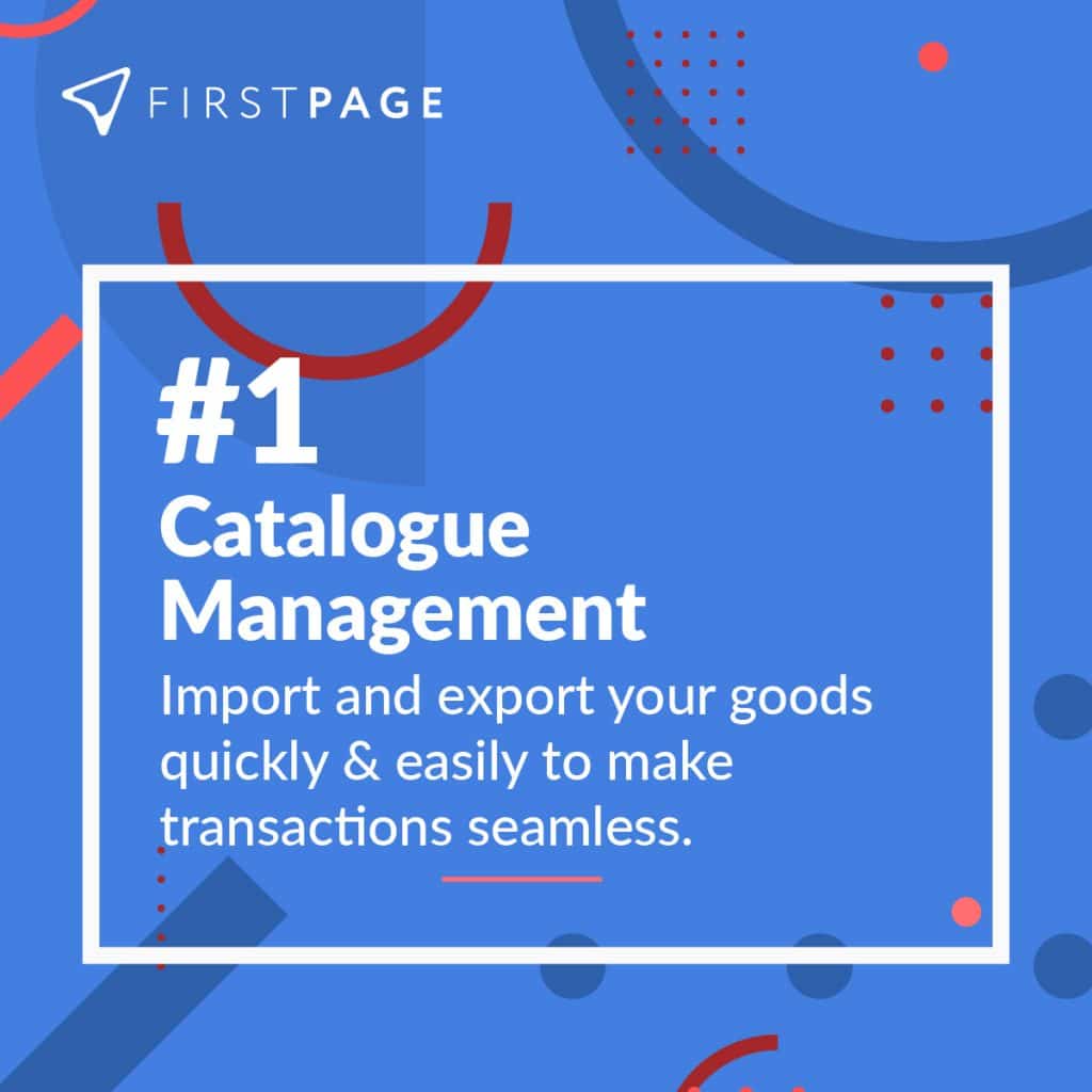 Seamless catalogue management.