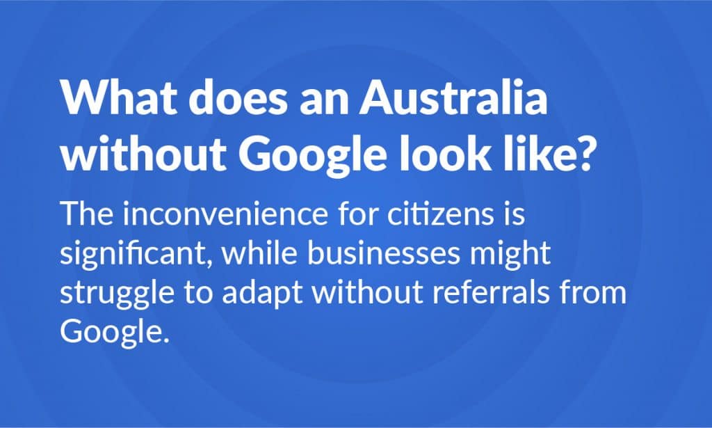 An Australia Without Google
