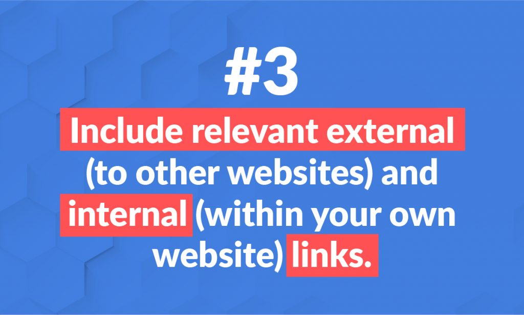 external links are important for content for SEO