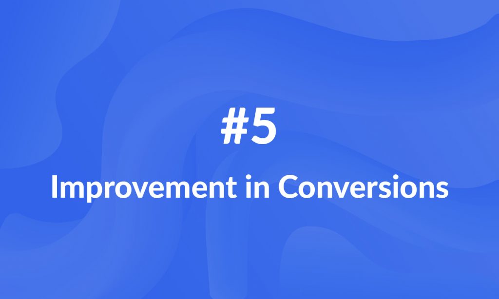 Improve the number of conversions