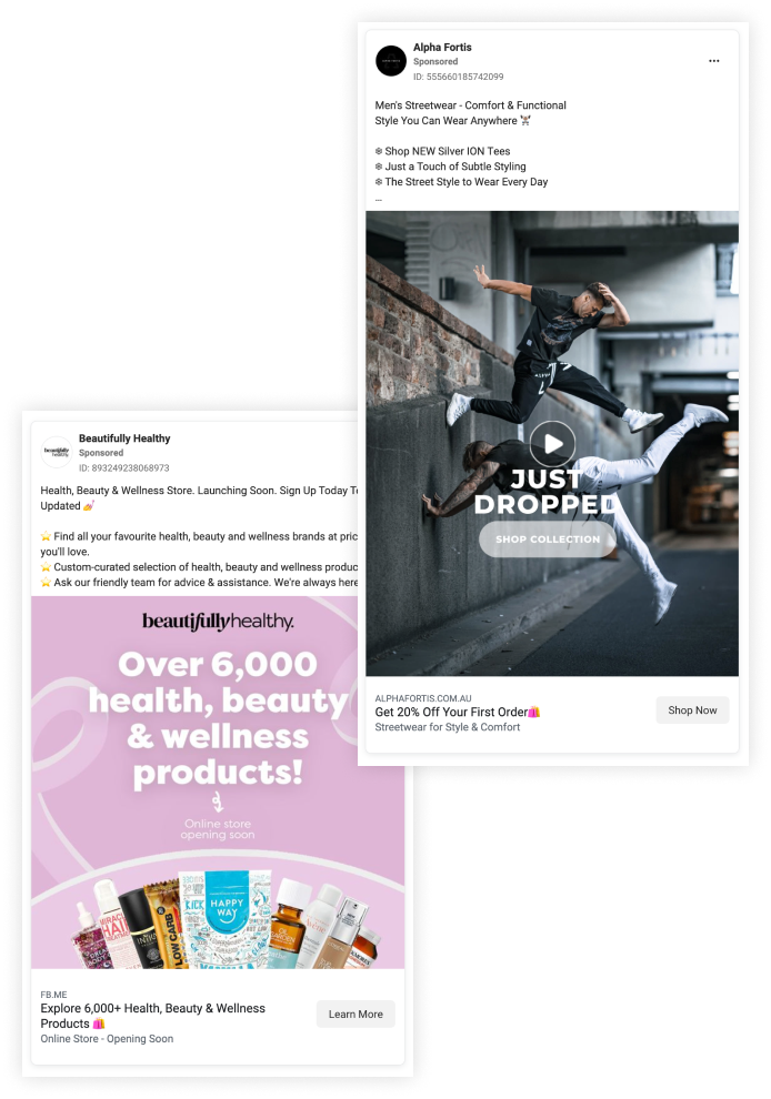 We design and brand your Facebook advertising to win.