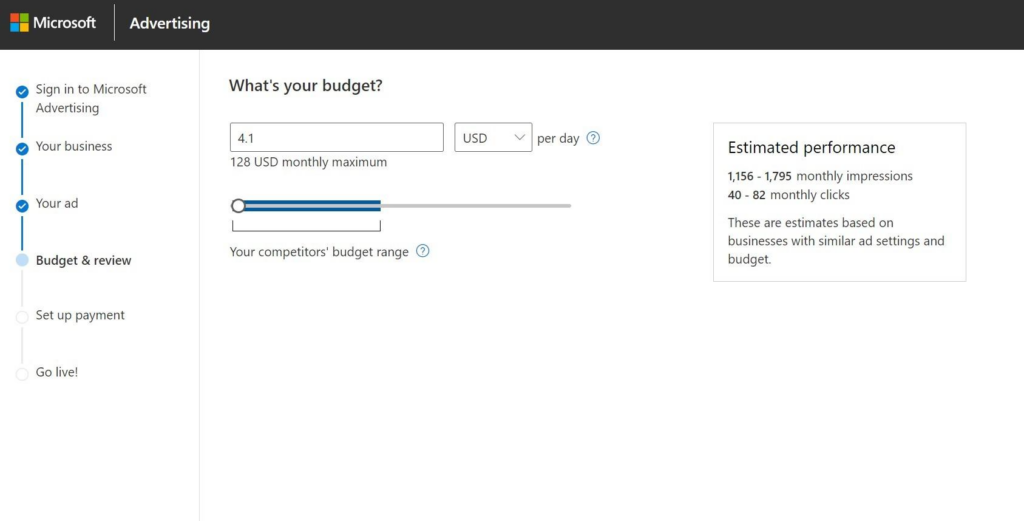 Bing Microsoft Ads Bidding Window