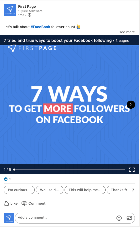 Boost followers on Facebook can also  help on how to increase followers on linkedin