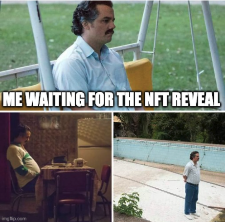 That feeling waiting for the NFT reveal