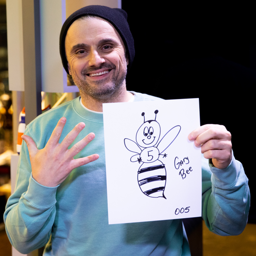 Gary Vee promoting his VeeFriends NFT 