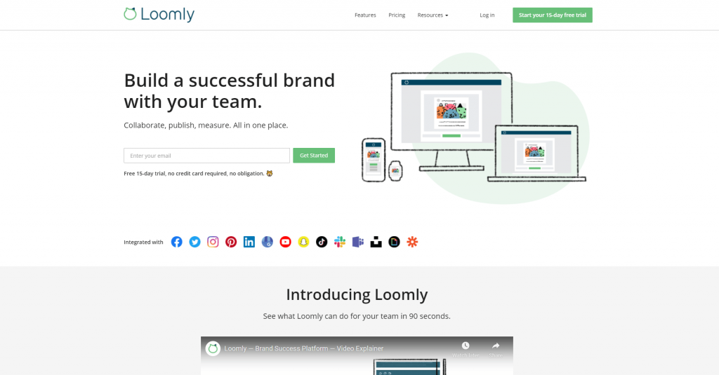 Get endless content inspiration from Loomly.