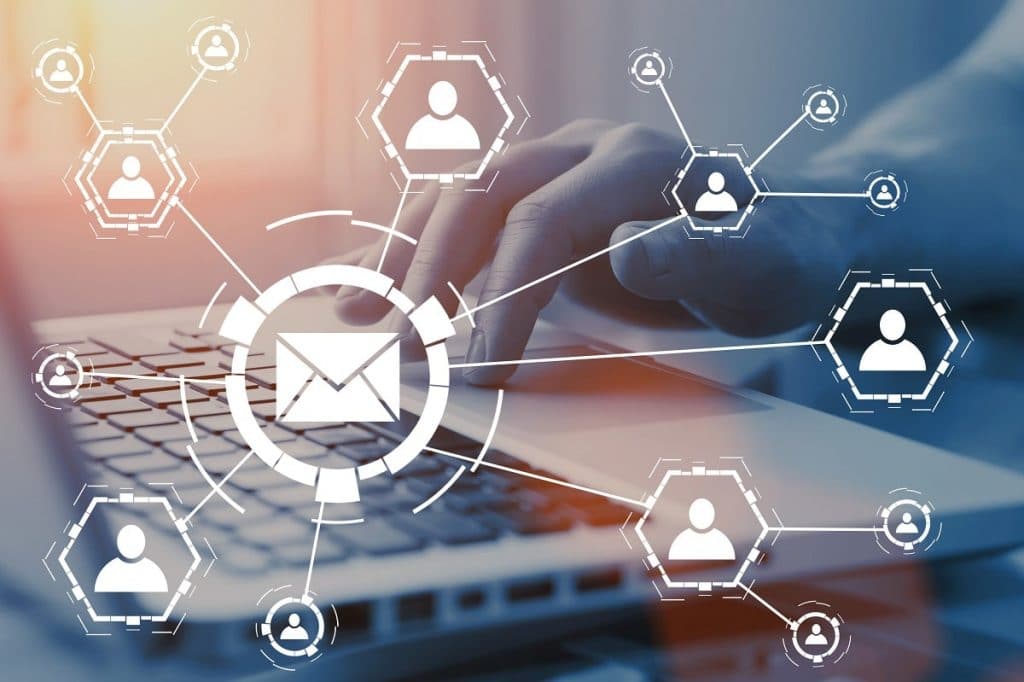 Visualization Of An Email Reaching A Wide Audience
